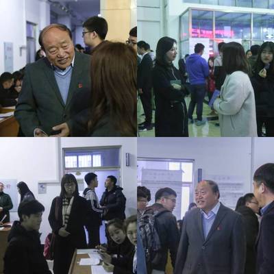 我校第二届“职业季”模拟招聘会成功举行